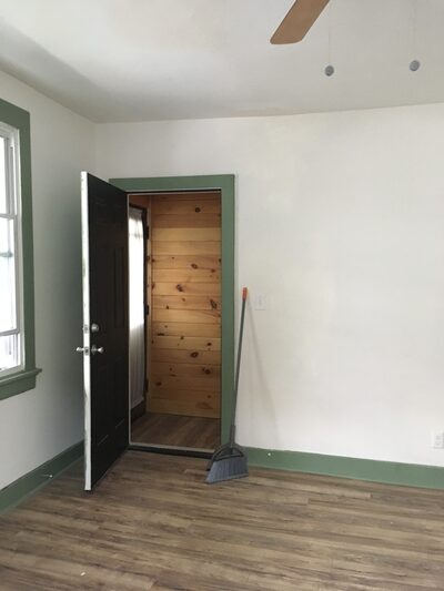 Inside the front door