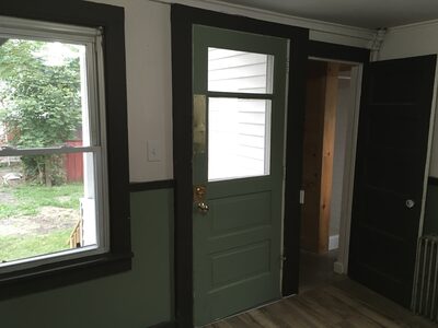 Looking out into the yard